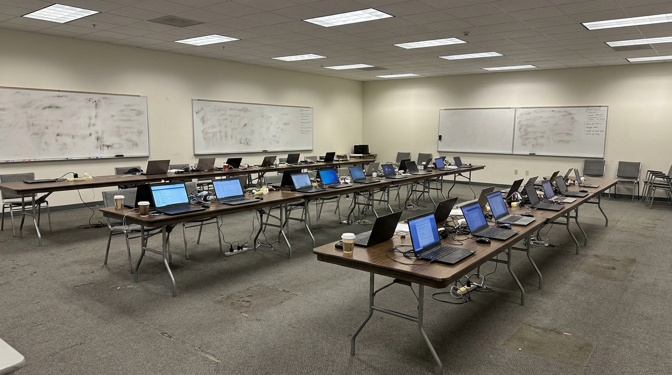 Hackathon Room — Empty