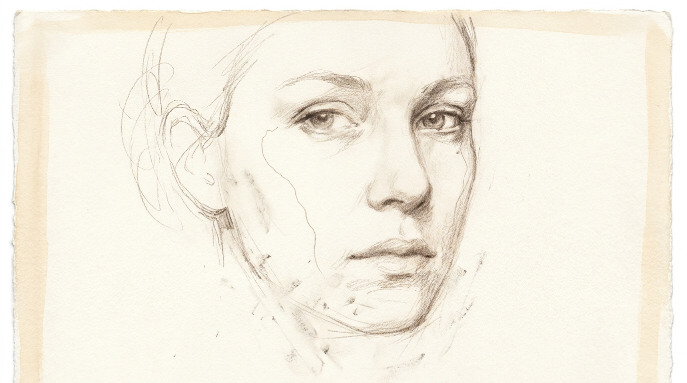 Pencil sketch style