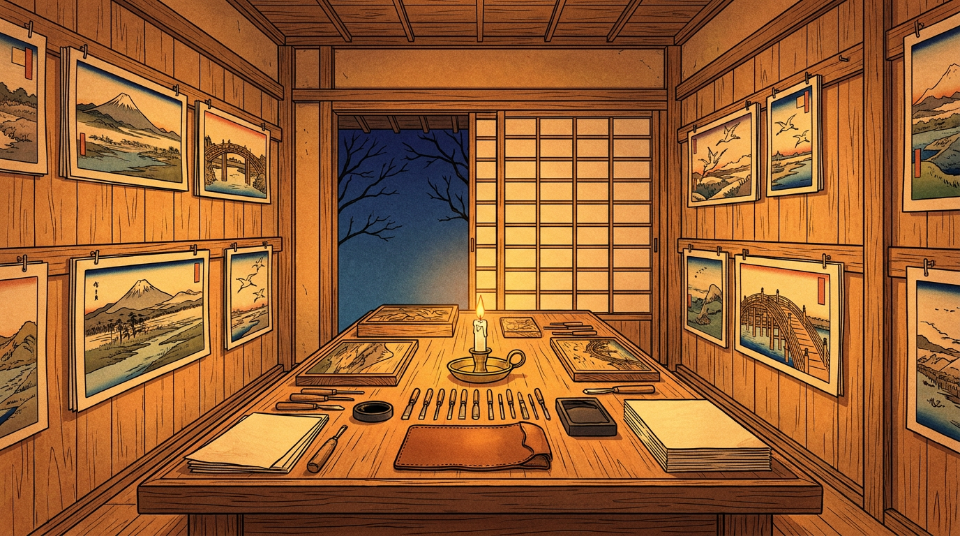 Studio at Night